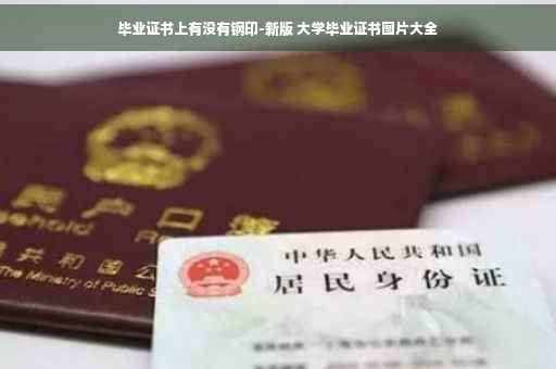 毕业证书上有没有钢印-新版 大学毕业证书图片大全