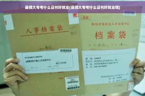 函授大专考什么证书好就业(函授大专考什么证书好就业呢)