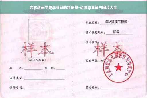 吉林动画学院毕业证的含金量-动漫毕业证书图片大全