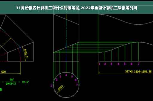 11月份报名计算机二级什么时候考试,2022年全国计算机二级报考时间