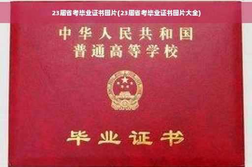 23届省考毕业证书图片(23届省考毕业证书图片大全)