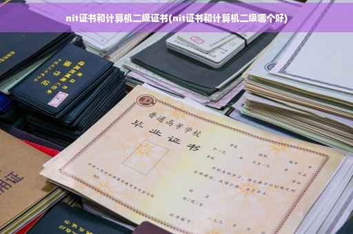 nit证书和计算机二级证书(nit证书和计算机二级哪个好)