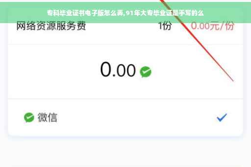 专科毕业证书电子版怎么弄,91年大专毕业证是手写的么 专科毕业证书电子版怎么弄,91年大专毕业证是手写的么
