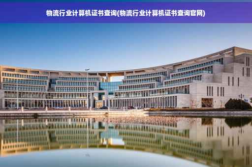 物流行业计算机证书查询(物流行业计算机证书查询官网)