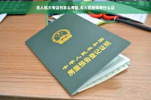 无人机大专证书怎么考取,无人机新规考什么证
