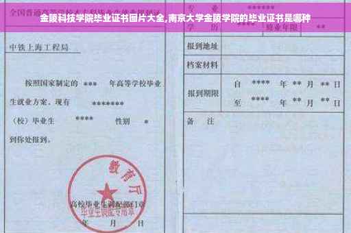 金陵科技学院毕业证书图片大全,南京大学金陵学院的毕业证书是哪种
