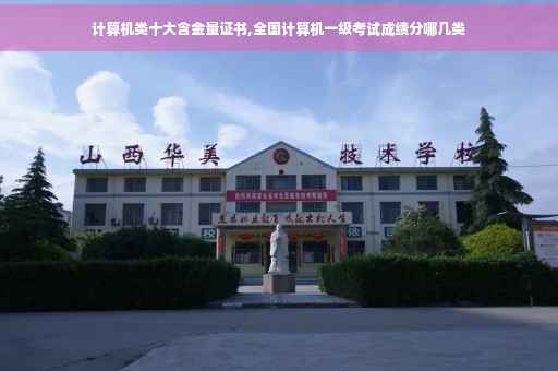 计算机类十大含金量证书,全国计算机一级考试成绩分哪几类