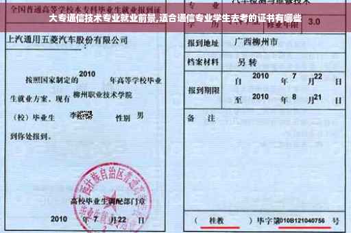 大专通信技术专业就业前景,适合通信专业学生去考的证书有哪些