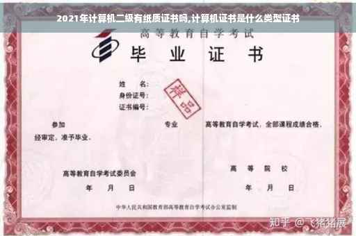 2021年计算机二级有纸质证书吗,计算机证书是什么类型证书