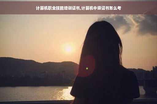 计算机职业技能培训证书,计算机中级证书怎么考