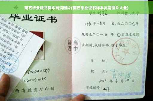 南艺毕业证书样本高清图片(南艺毕业证书样本高清图片大全)