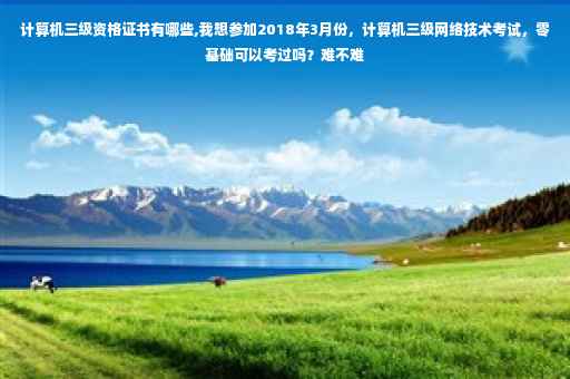 计算机三级资格证书有哪些,我想参加2018年3月份，计算机三级网络技术考试，零基础可以考过吗？难不难