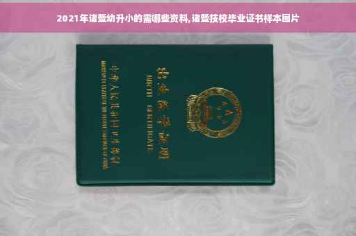 2021年诸暨幼升小的需哪些资料,诸暨技校毕业证书样本图片