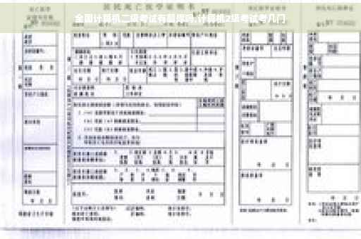 全国计算机二级考试有题库吗,计算机2级考试考几门