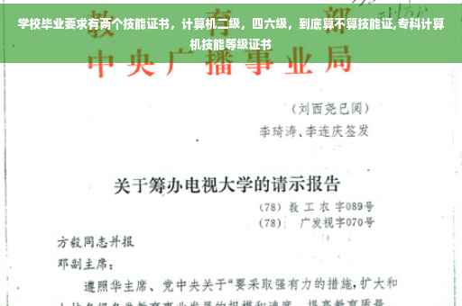 学校毕业要求有两个技能证书,计算机二级,四六级,到底算不算技能证,专科计算机技能等级证书 学校毕业要求有两个技能证书,计算机二级,四六级,到底算不算技能证,专科计算机技能等级证书