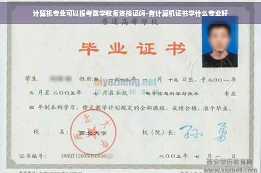 计算机专业可以报考数学教师资格证吗-有计算机证书学什么专业好