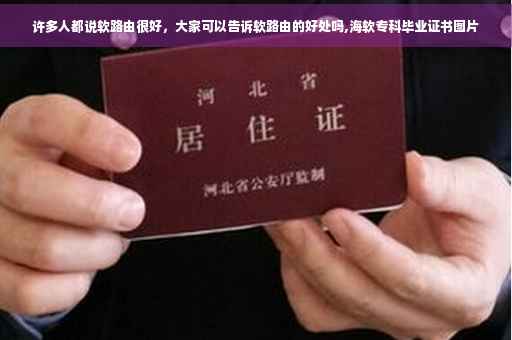 许多人都说软路由很好，大家可以告诉软路由的好处吗,海软专科毕业证书图片