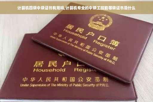 计算机四级中级证书有用吗,计算机专业的中级工技能等级证书是什么