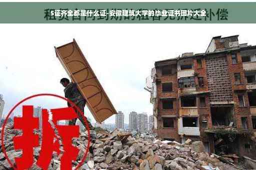5证齐全都是什么证-安徽建筑大学的毕业证书图片大全