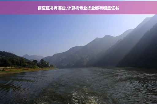 康复证书有哪些,计算机专业毕业都有哪些证书