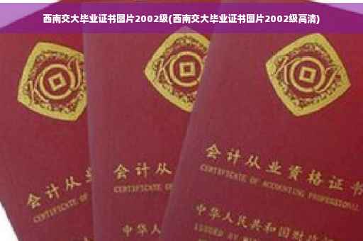 西南交大毕业证书图片2002级(西南交大毕业证书图片2002级高清)