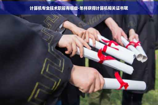 计算机专业技术职称有哪些-怎样获得计算机相关证书呢