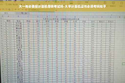 大一有必要报计算机等级考试吗-大学计算机证书必须考吗知乎