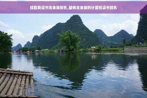 技能类证书含金量排名,最有含金量的计算机证书排名 技能类证书含金量排名,最有含金量的计算机证书排名
