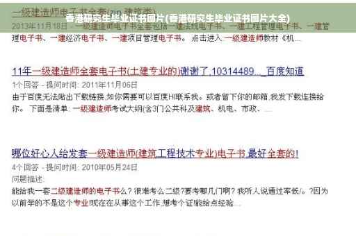 香港研究生毕业证书图片(香港研究生毕业证书图片大全)