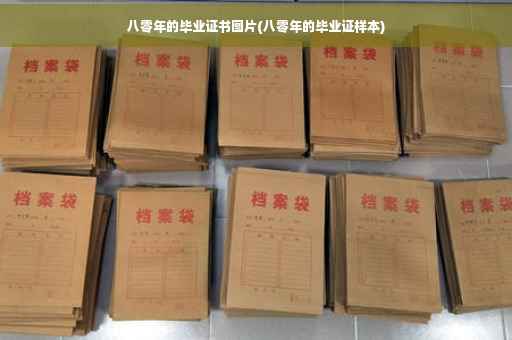 八零年的毕业证书图片(八零年的毕业证样本)
