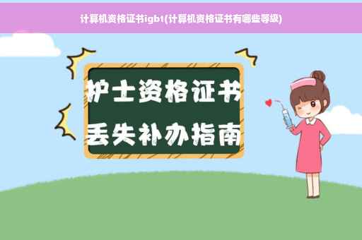 计算机资格证书igbt(计算机资格证书有哪些等级)