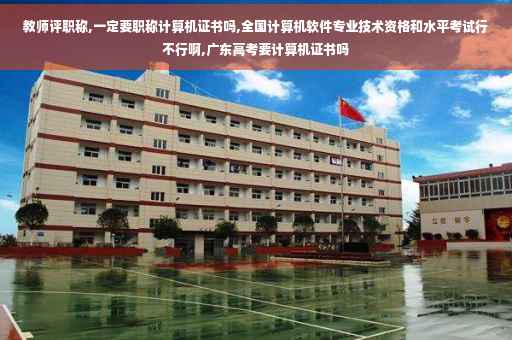 教师评职称,一定要职称计算机证书吗,全国计算机软件专业技术资格和水平考试行不行啊,广东高考要计算机证书吗