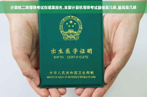 计算机二级等级考试在哪里报名,全国计算机等级考试最低是几级,最高是几级