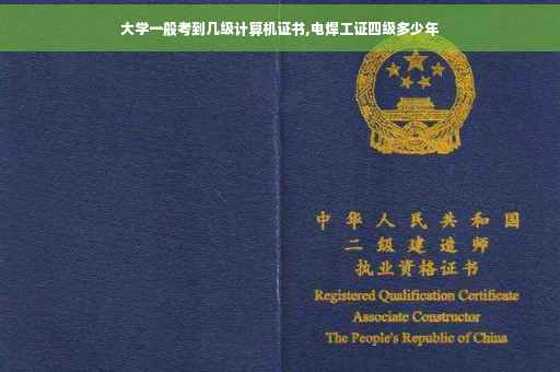 大学一般考到几级计算机证书,电焊工证四级多少年