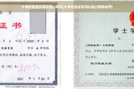 大专毕业证书可以进公司吗(大专毕业证书可以进公司吗知乎)
