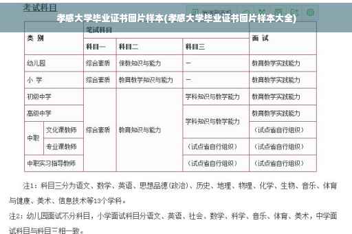 孝感大学毕业证书图片样本(孝感大学毕业证书图片样本大全)