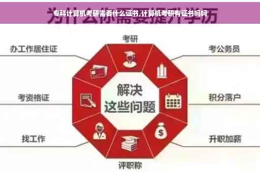 专科计算机考研需要什么证书,计算机考研有证书吗吗