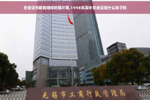 毕业证书都有啥样的图片啊,1998年高中毕业证是什么样子的
