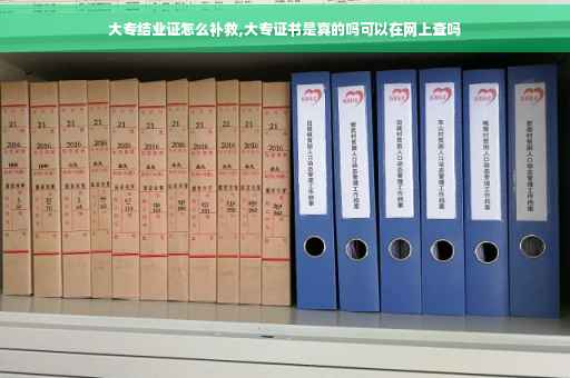 大专结业证怎么补救,大专证书是真的吗可以在网上查吗