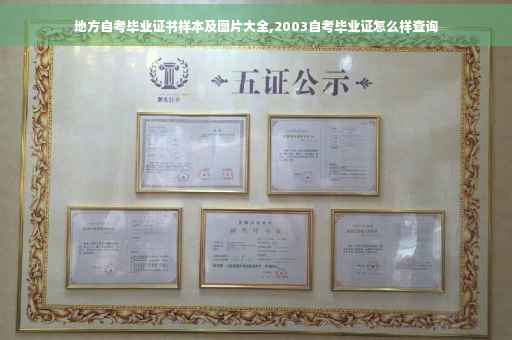 地方自考毕业证书样本及图片大全,2003自考毕业证怎么样查询 地方自考毕业证书样本及图片大全,2003自考毕业证怎么样查询