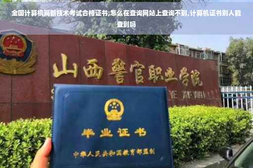 全国计算机高新技术考试合格证书,怎么在查询网站上查询不到,计算机证书别人能查到吗