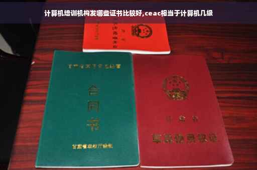 计算机培训机构发哪些证书比较好,ceac相当于计算机几级
