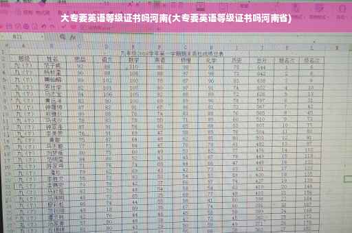 大专要英语等级证书吗河南(大专要英语等级证书吗河南省) 大专要英语等级证书吗河南(大专要英语等级证书吗河南省)