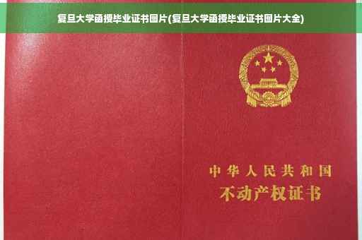 复旦大学函授毕业证书图片(复旦大学函授毕业证书图片大全)