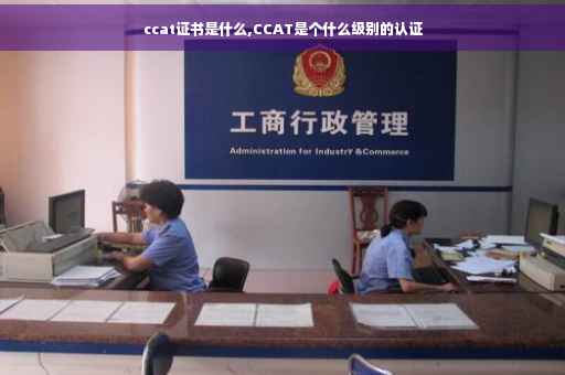 ccat证书是什么,CCAT是个什么级别的认证