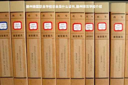 滕州善国职业学校毕业是什么证书,滕州师范学校介绍