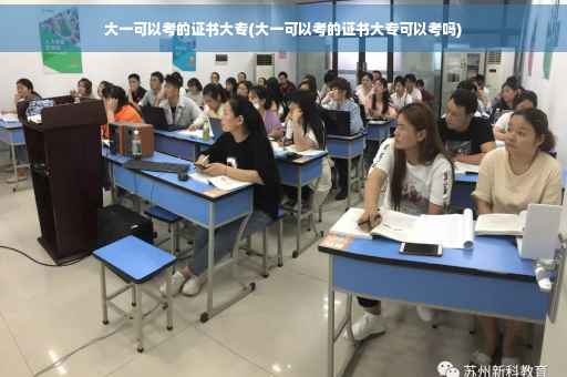 大一可以考的证书大专(大一可以考的证书大专可以考吗)