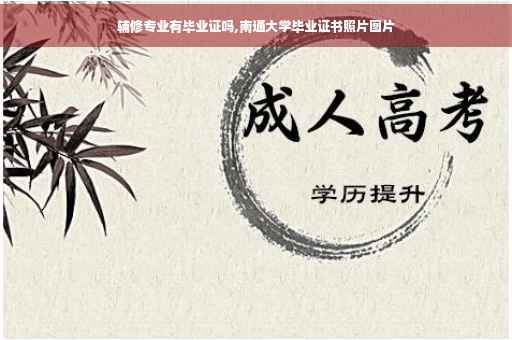 辅修专业有毕业证吗,南通大学毕业证书照片图片