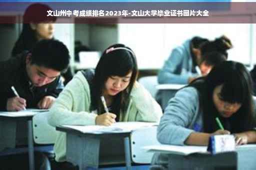 文山州中考成绩排名2023年-文山大学毕业证书图片大全