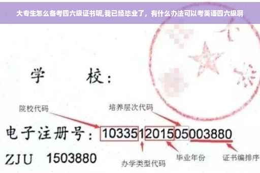 大专生怎么备考四六级证书呢,我已经毕业了，有什么办法可以考英语四六级啊